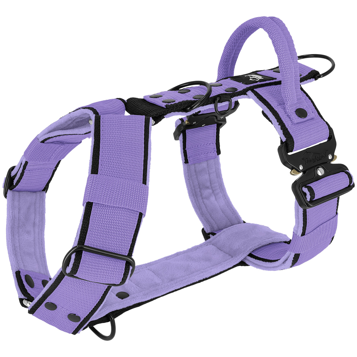 Szelki z szybką klamrą - Easy Walk Extreme Black Edition Baby Purple