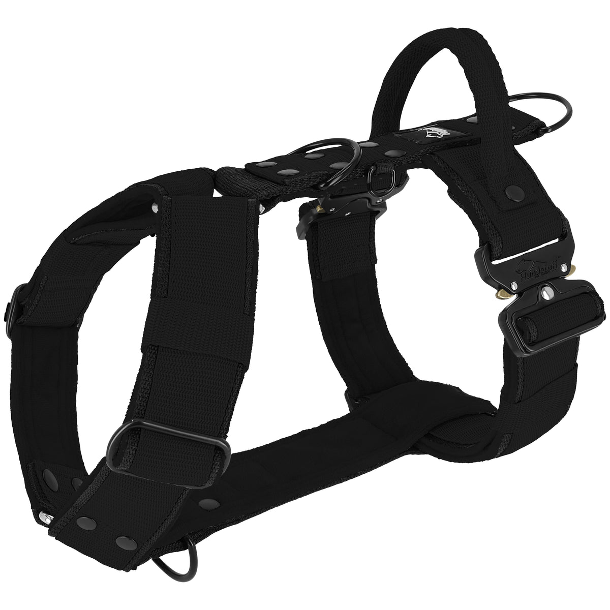 Szelki z szybką klamrą - Easy Walk Extreme Black Edition Czarne