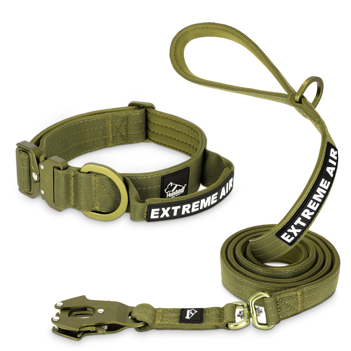 Extreme Air Set Army Green - Lekki i wytrzymały zestaw dla psów