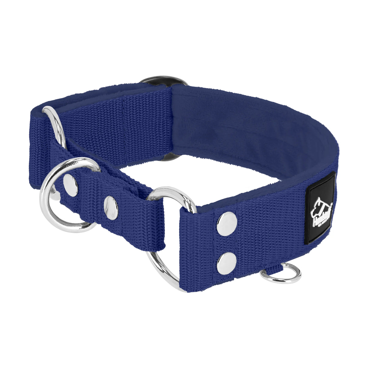 obroża_srebrna_navy_blue_1_min