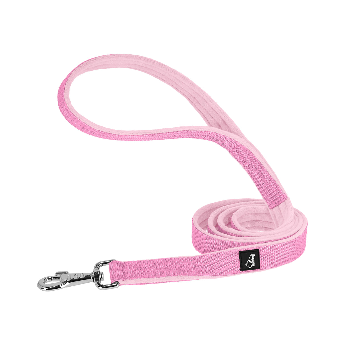 Półzaciskowa obroża i smycz – Martingale Chain Set Baby Pink