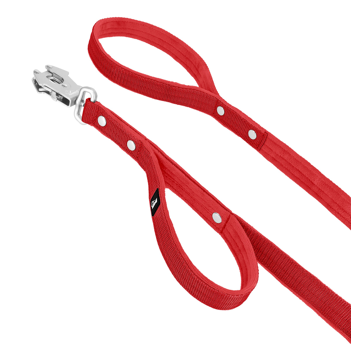 Smycz z dodatkową rączką - Guard Leash Czerwona