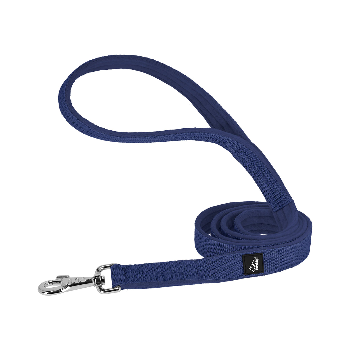 Półzaciskowa obroża i smycz – Martingale Chain Set Navy Blue