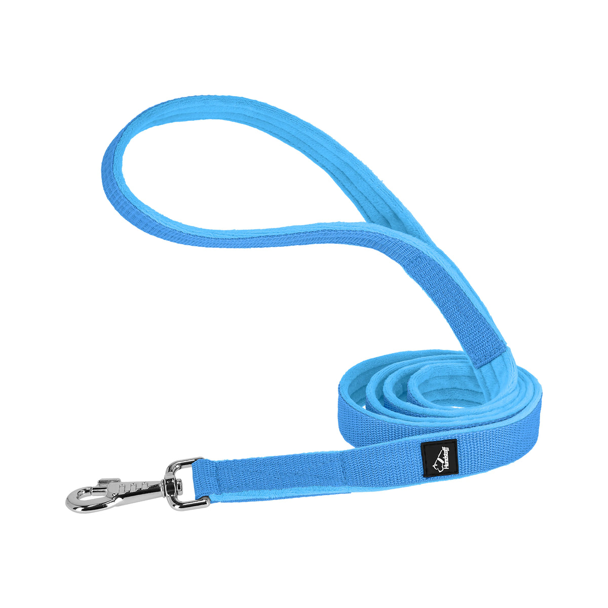 Półzaciskowa obroża i smycz – Martingale Chain Set Ocean Blue