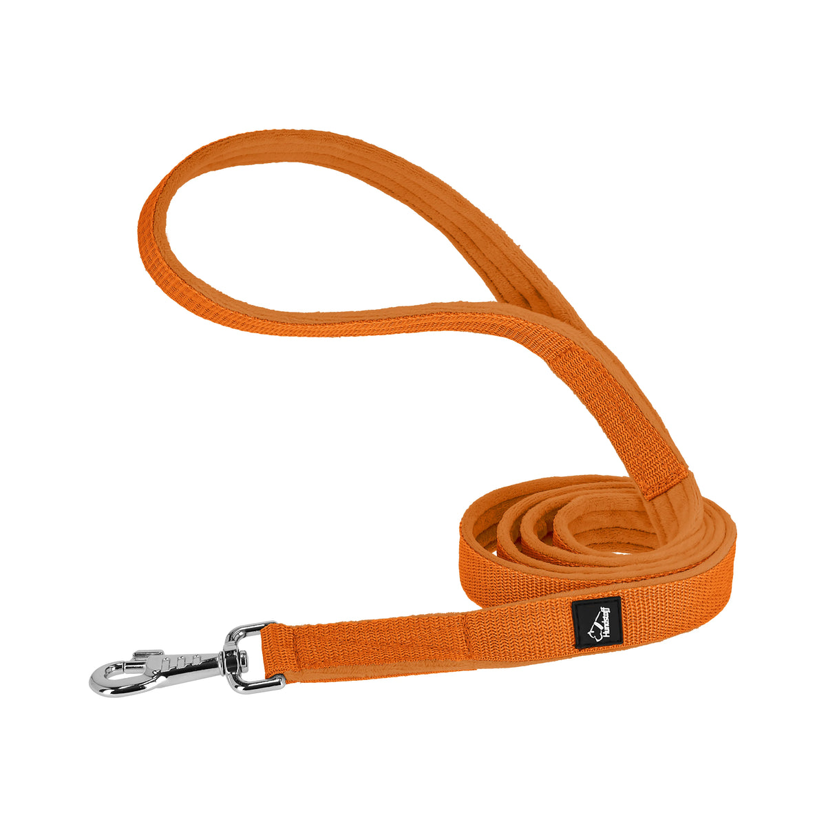 Półzaciskowa obroża i smycz – Martingale Chain Set Pomaranczowa