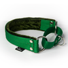 Szeroka obroża półzaciskowa - Martingale Zielona 4cm, Rozmiar 55 - Obwód szyi psa 45-55cm