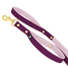 Smycz z dodatkową rączką - Guard Leash Golden Edition Śliwkowa
