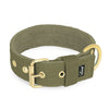 Szeroka obroża z klamrą - Active Golden Khaki