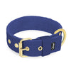 Szeroka obroża z klamrą - Active Golden Navy Blue