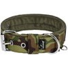 Szeroka obroża z klamrą - Active Camo Green