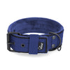 Szeroka obroża z klamrą - Active Komfort Black Edition Navy Blue