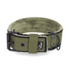 Szeroka obroża z klamrą - Active Komfort Black Edition Khaki