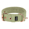 Szeroka obroża z klamrą - Active Komfort Rose Edition Olive Green