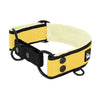 Szeroka obroża półzaciskowa - Martingale Black Edition Baby Yellow