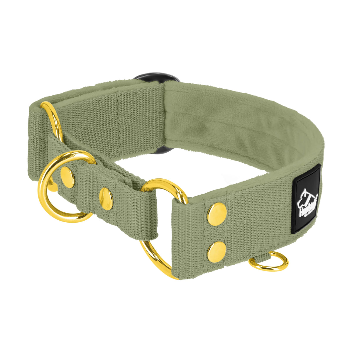 obroża_złota_olive_green_1_min