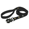 Smycz nylonowa Walk Leash – Golden Edition Czarna