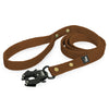 Smycz nylonowa Walk Leash – Golden Edition Dark Brown