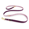 Smycz przepinana dla psa - Multi Leash Golden Śliwkowa