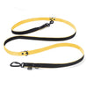 Smycz przepinana dla psa - Multi Leash Black Edition Żółta