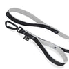Smycz z dodatkową rączką - Guard Leash Black Edition Szara