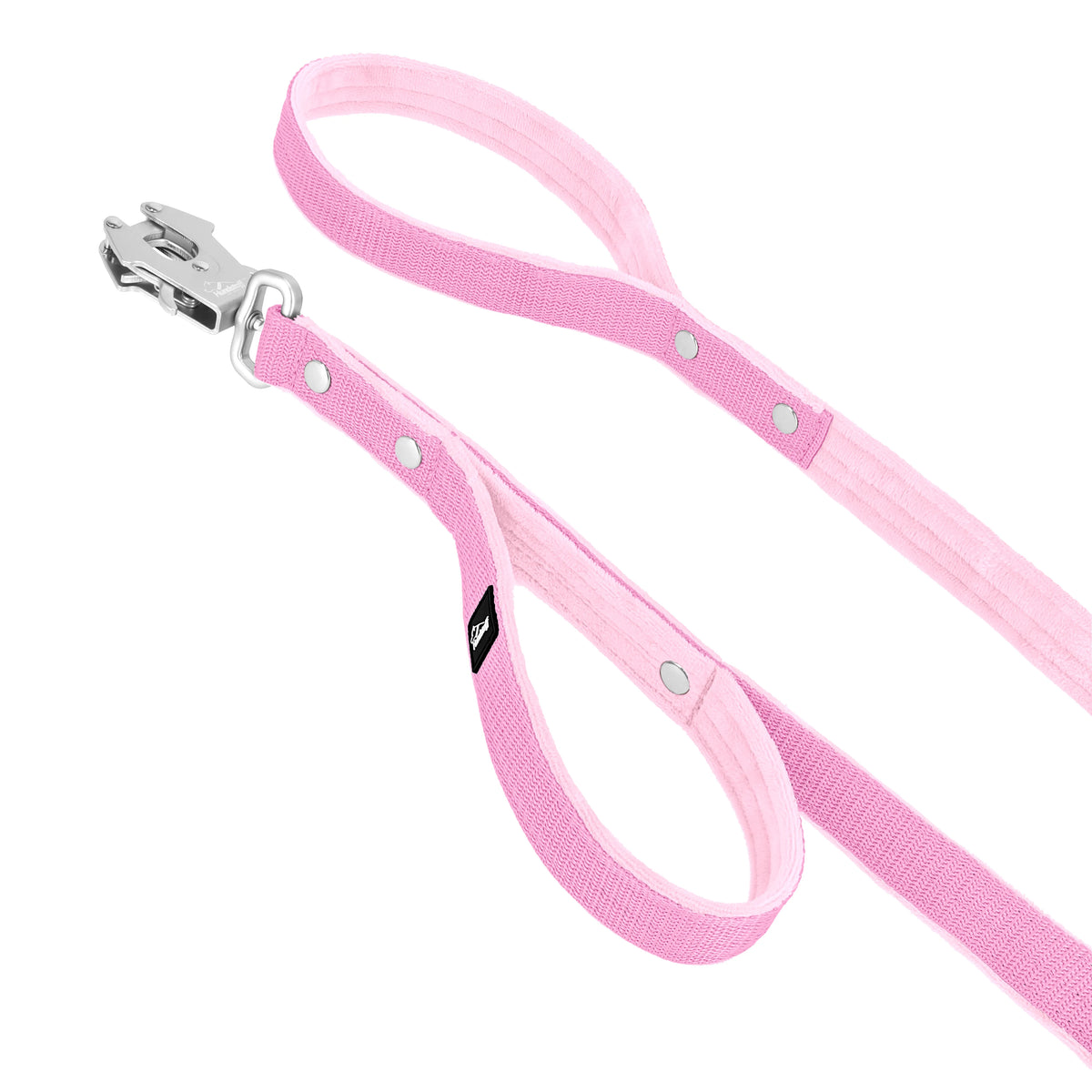 Smycz z dodatkową rączką - Guard Leash Baby Pink