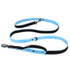 Smycz przepinana z dodatkową raczką - Multi Guard Leash Black Edition Ocean Blue