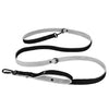 Smycz przepinana z dodatkową raczką - Multi Guard Leash Black Edition Szara