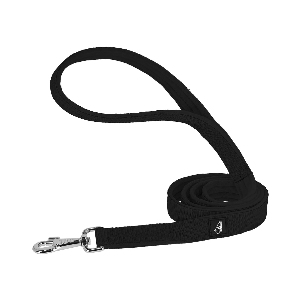 Półzaciskowa obroża i smycz – Martingale Chain Set Czarna