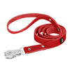 Smycz nylonowa Walk Leash – Silver Edition Czerwona
