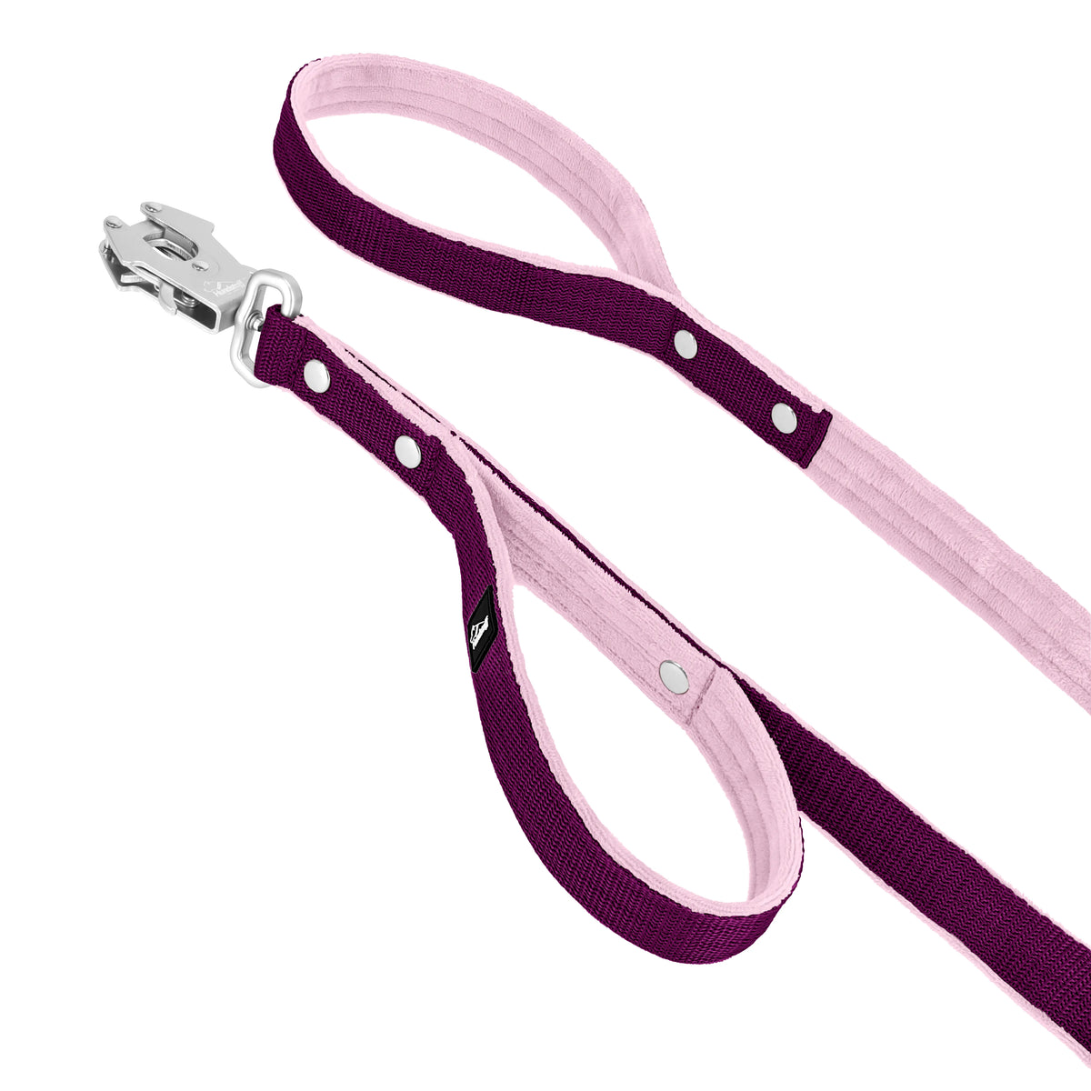 Smycz z dodatkową rączką - Guard Leash Śliwkowa