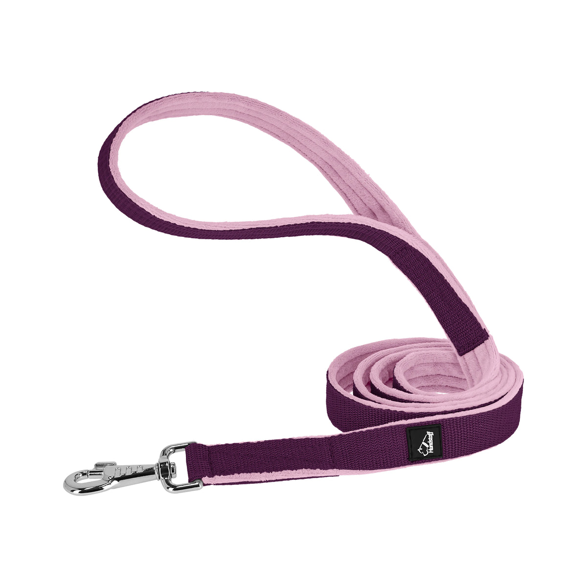 Półzaciskowa obroża i smycz – Martingale Chain Set Sliwkowa