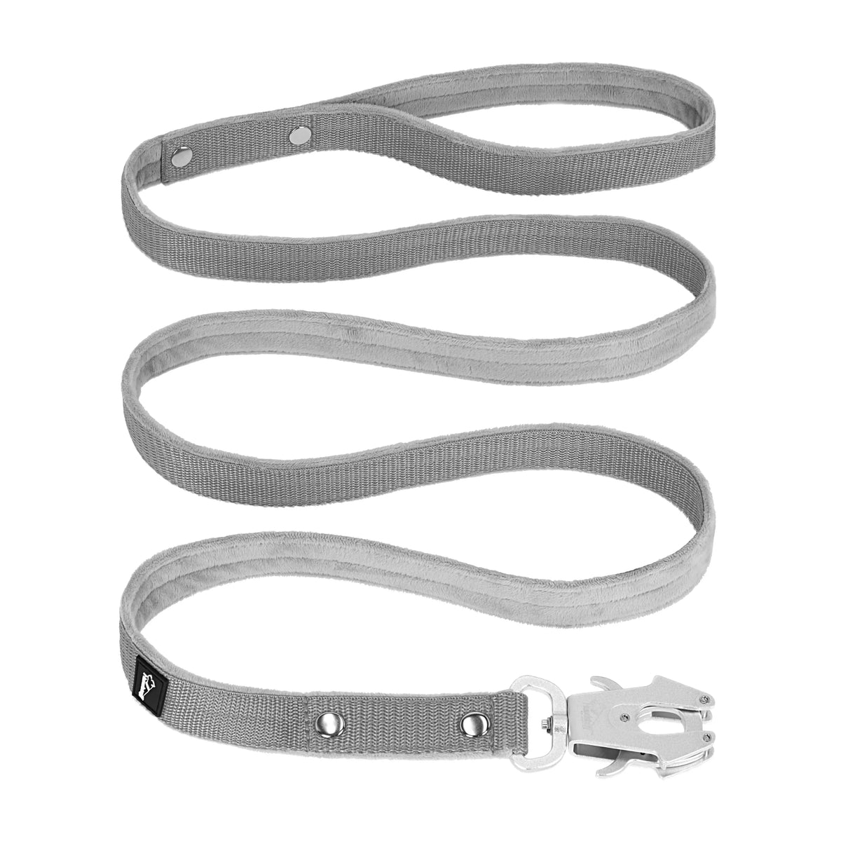 walk leash szary